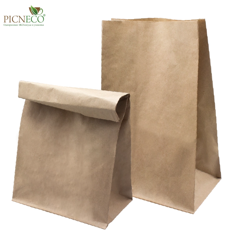 товар Крафт пакет с прямоугольным дном, 180*120*290 мм, 50 г/м KPD118